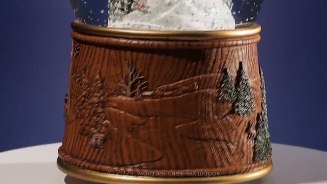 Снежный шар "Домик в лесу" смотреть онлайн