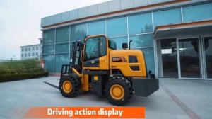 Внедорожный вилочный погрузчик LuGong T-830