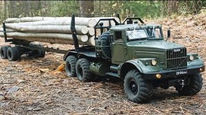 Грузовик на Радиоуправлении КрАЗ 255Л  Лесовоз