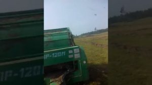 Т40 с пресс подборщиком на 200кг.