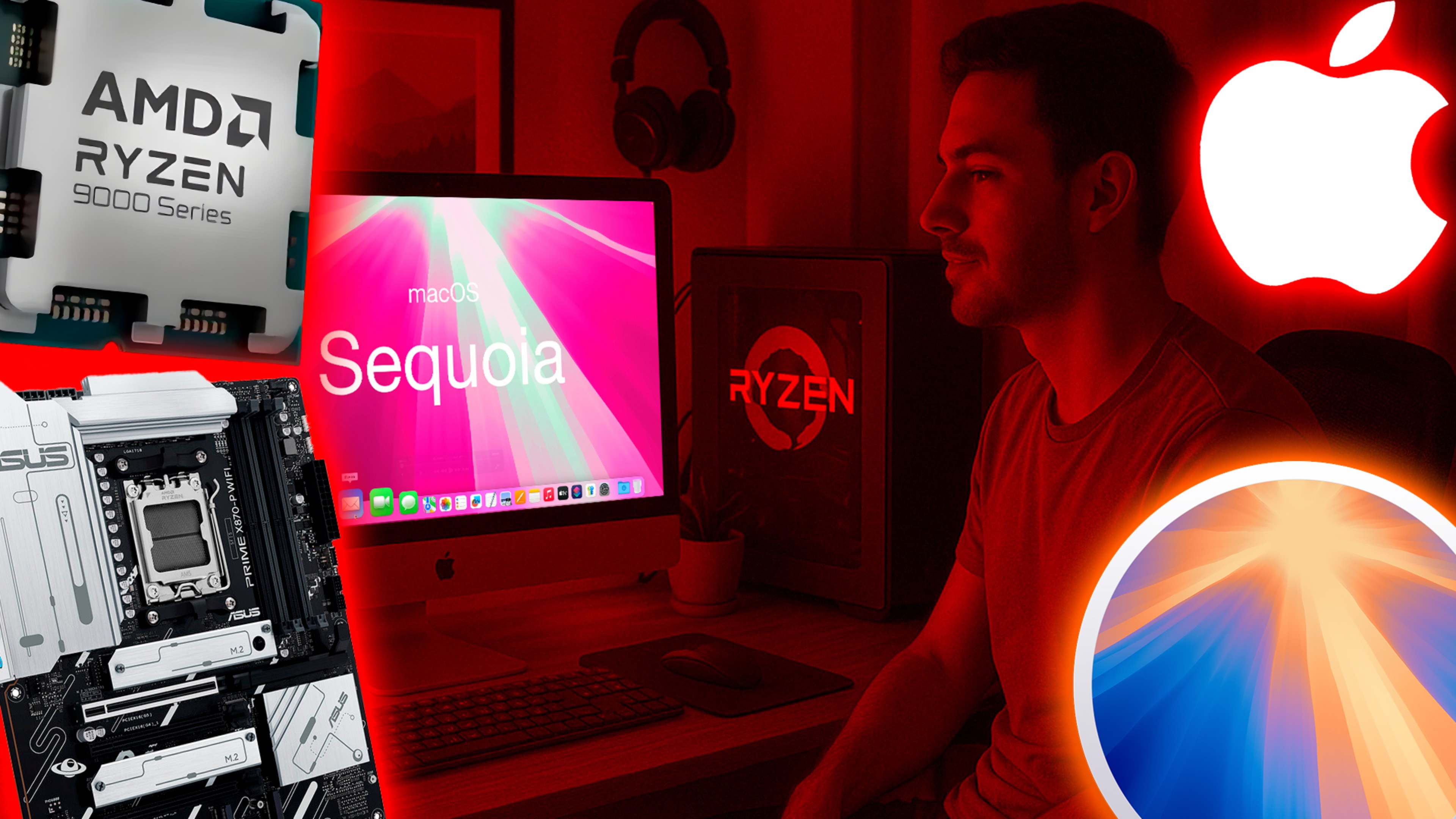 🔥RYZENTOSH!💥 MACOS 14 | MACOS 15 | AM5 | B850 | X870💥 - ALEXEY BORONENKOV | 4K