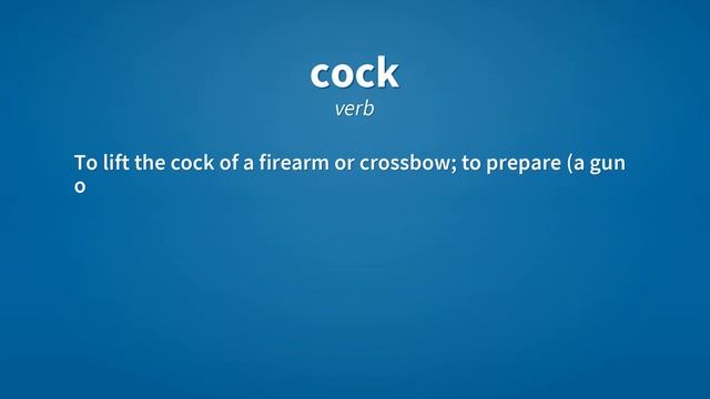 Cock | Meaning of cock смотреть онлайн
