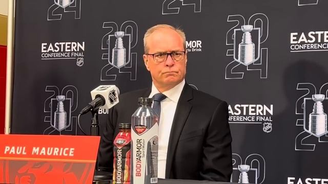 Paul Maurice, Panthers Postgame: Florida 3, New York Rangers 2 OT (Game 4, ECF) смотреть онлайн