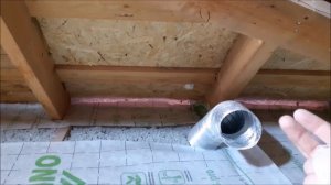 Чердачное перекрытие. Ветрозащита, настил, вентилляция.