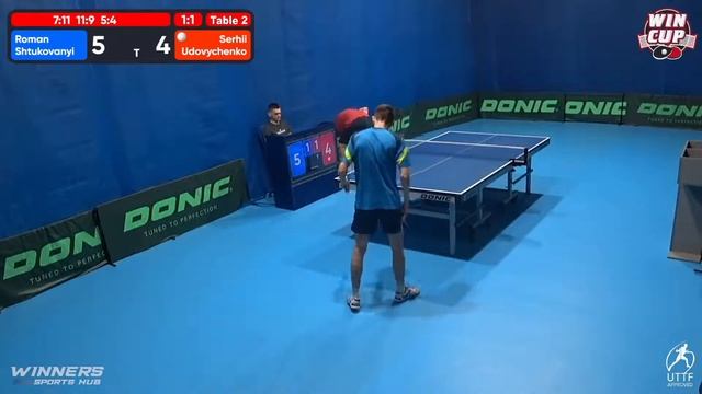 15:15 Roman Shtukovanyi - Serhii Udovychenko West 4 WIN CUP 20.07.2022 | TABLE TENNIS WINCUP