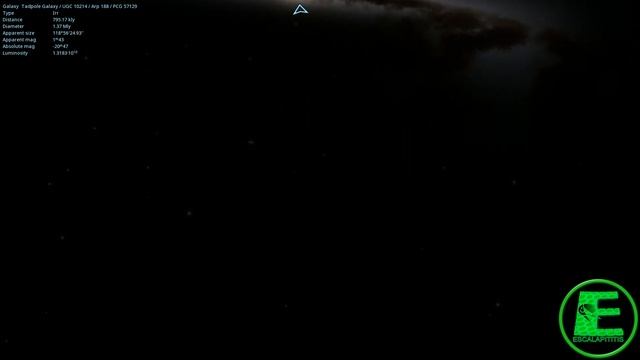 Galaxia do Girino! Tadpole Arp 188 Space Engine смотреть онлайн