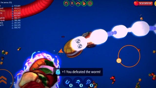 WORMSZONE.IO MAGIC & DWARF WORMS  #407| Epic Worms Zone Best Gameplay @purplegaming00786