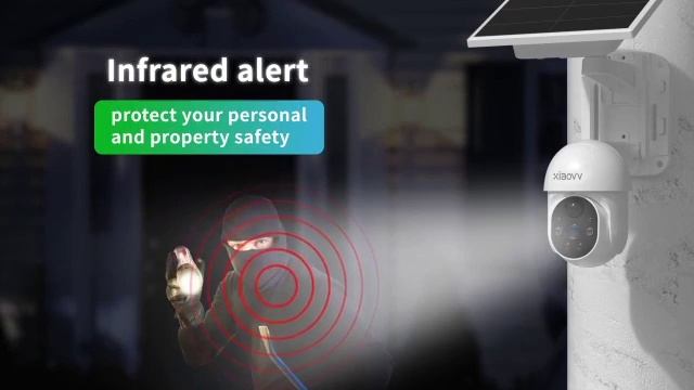 xiaovv p6 solar 1080P HD security camera смотреть онлайн