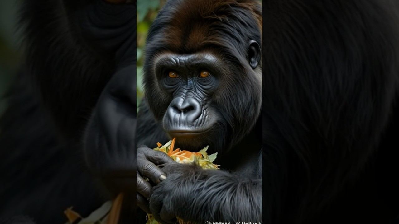 A sad story about a tiger cub and a gorilla #ai #story #sadstory смотреть онлайн