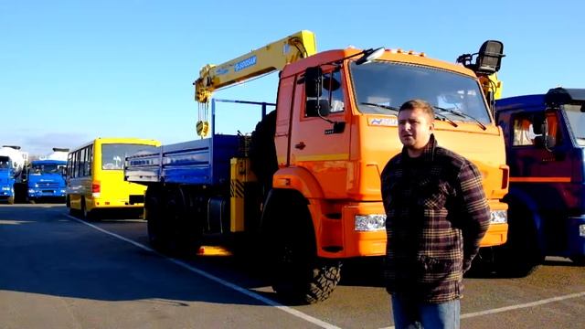 КМУ Soosan SCS 736LII на шасси КАМАЗ 43118 смотреть онлайн