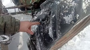 Широкая резина на Т-40. Мороз и проблемы