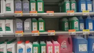 Антифриз Шелл и ЛМ в Ашане. Antifreeze Shell and Liqui Moly.