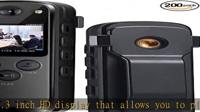 WEIIBDIE WiFi Body Mounted Camera, 1.3 inch Display, HD 1080P Body Worn Camera, Wearable Body Cam S смотреть онлайн