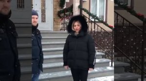Отзыв о проделанной работе - украшение фасада дома к новому году.