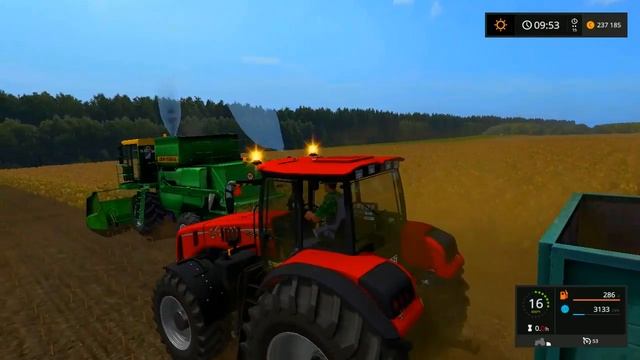 Farming Simulator 2017. мод трактор Беларус МТЗ 3522.