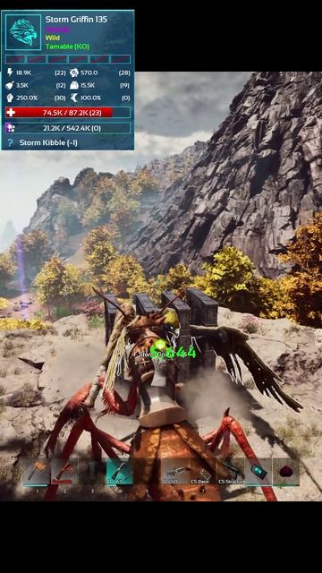 Королевский Грифон Штормовой PRIMAL NEMESIS GLOBAL MOD #arksurvivalascended #griffin