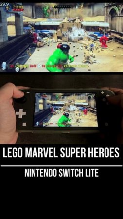 LEGO Marvel Super Heroes Nintendo Switch Lite Gameplay