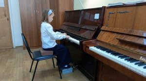 Климова Екатерина исполняет: Л. Моцарт Менуэт ре минор