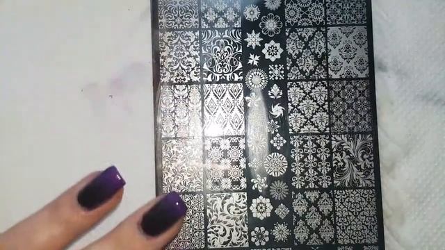 purple and black fleur-de-lis nails (inspirational challenge) смотреть онлайн