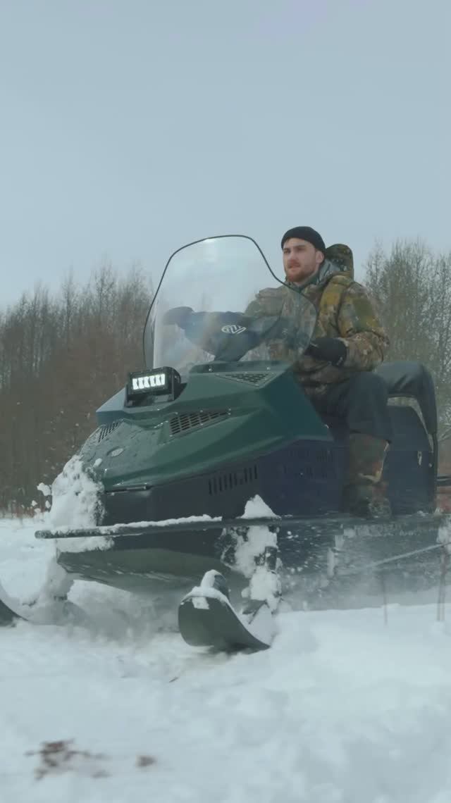 Снегоходы СЕВЕР на бездорожье