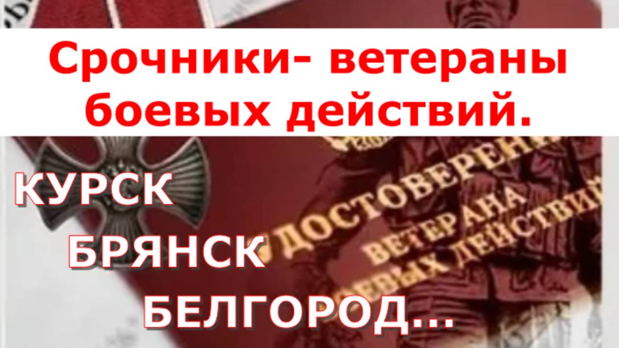 Срочники- ветераны боевых действий. Курск, Брянск, Белгород… смотреть онлайн