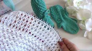 Два новых процесса. Готовлюсь к лету. Готовая работа. Вязание спицами