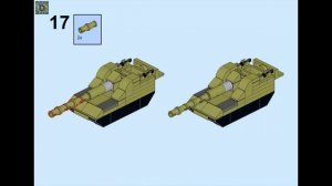 Мини САУ Объект 261 из Лего