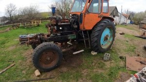 ПОДКАТЫВАЕМ ПЕРЕДОК ДО ТРАКТОРА ЮМЗ 6 СОБИРАЕМ ЮМЗ 6 #юмз #юмз #дракон #рекомендации #мотоцикл