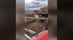 Как производят щебень на карьере