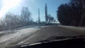 Лебедин 7 февраля 2018 года дорога на Городок