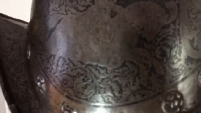 casque Morion gravé du 16 ème siècle ,morion helmet engraved 16 th century смотреть онлайн