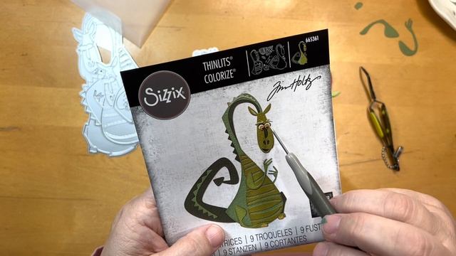 Tim Holtz Rupert Colorize Dragon Die | How to Select Colors, Assemble and Store смотреть онлайн