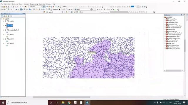 ArcGIS Tutorial 30 |  Geo-processing  |  Buffer | Clip | Intersect | Use of tools for Mapping