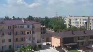 Новая Каховка с высоты, вид с крыши, улица Пионерская