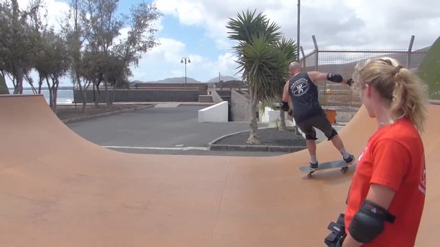 Skate To Surf : Learning To Ramp Skate For Surf Training...early Days