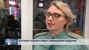 Новости Псков 20.02.2018 # В Пскове изъяли сумки с признаками подделки