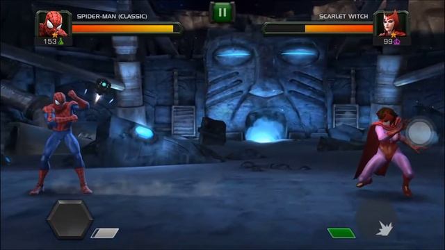 Spiderman vs Scarlet Witch - 1 Star vs 1 Star - 153 vs 99 - Story Quest - MCOC смотреть онлайн