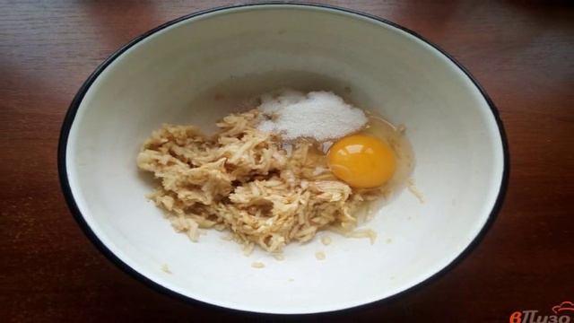 Яблочные оладьи с овсянкой