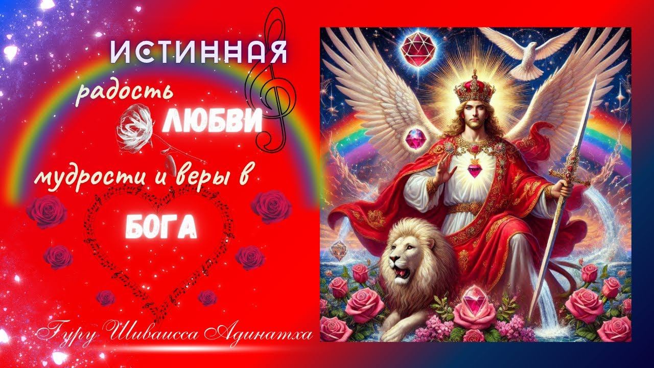 Истинная радость любви  мудрости и веры в Бога. Гуру Шиваисса Адинатха