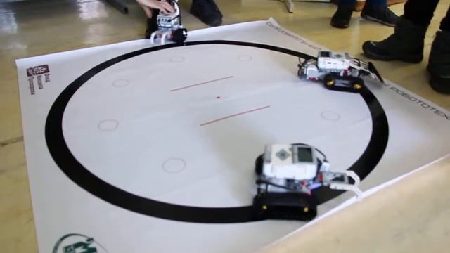 2 Состязание роботов lego EV3