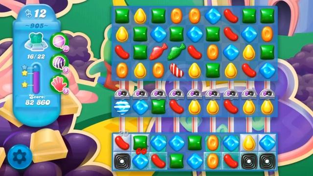 Candy Crush Soda Saga Level 905 No Boosters смотреть онлайн
