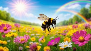 Лето. Шмель оптимист. (веселая, оптимистичная песенка для хорошего настроения)