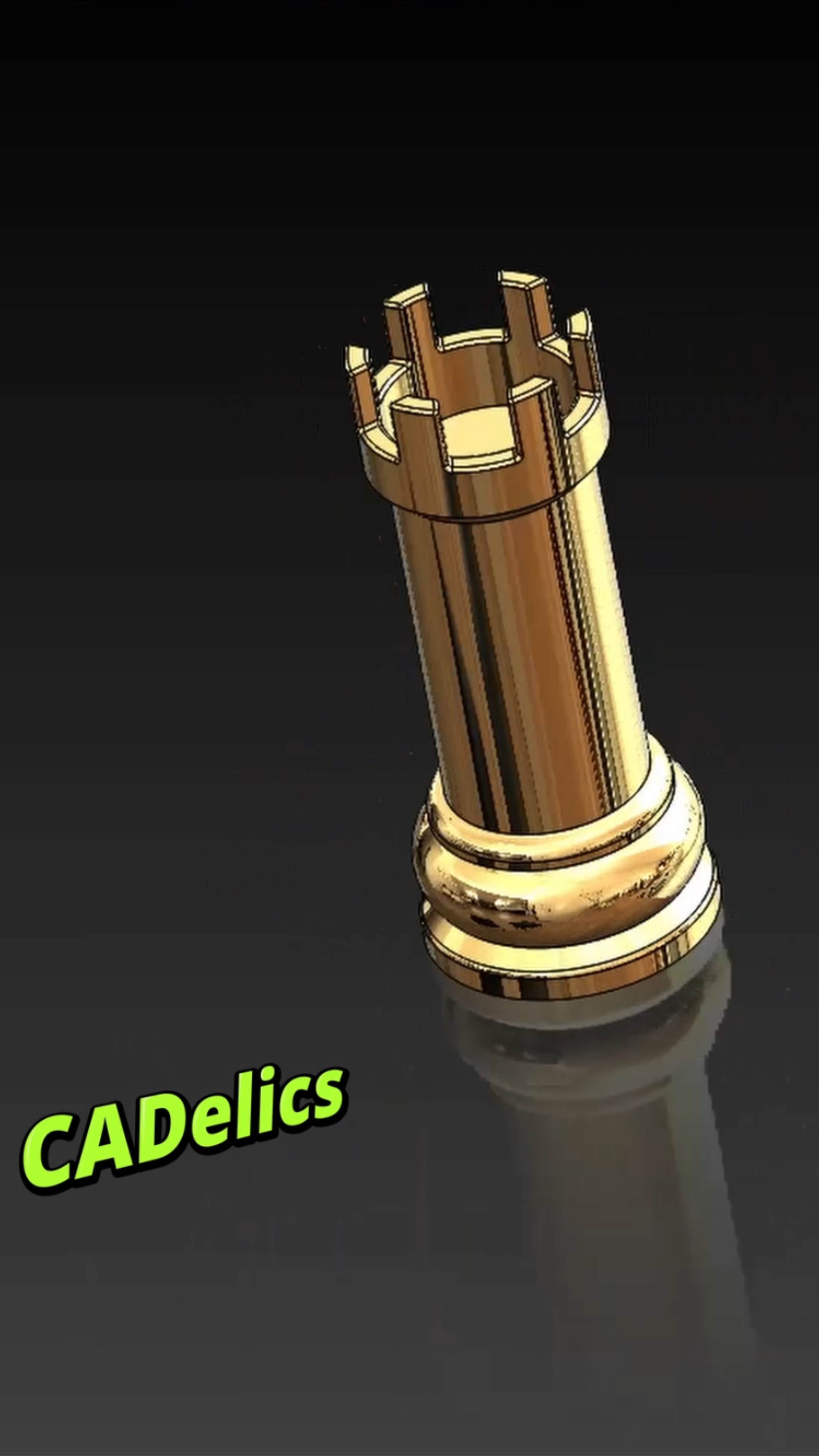 3D-моделирование шахматной ладьи в SolidWorks