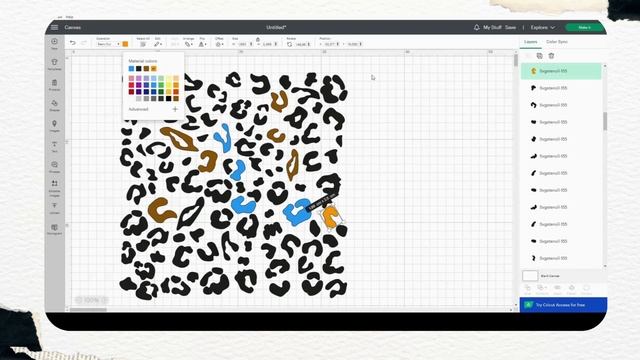 Leopard and cheetah spots pattern svg  Free svg design - SVGStencil