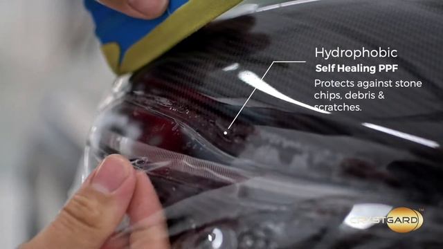 Mercedes E63S protected by CrystGard Matte Hydrophobic Self Healing Paint Protection Film
