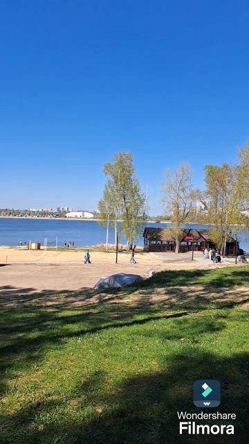 Парк Алые паруса#парки#весна в парке#вид на реку#вид на воду#сосны#природа#прогулка в парке#отдых