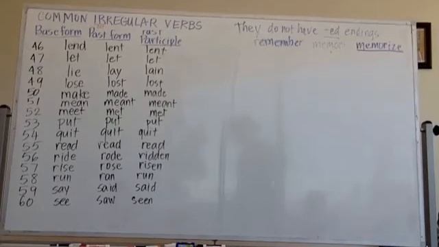 Vocabulary: meaning & use of irregular verbs 46-48 lend let lie смотреть онлайн