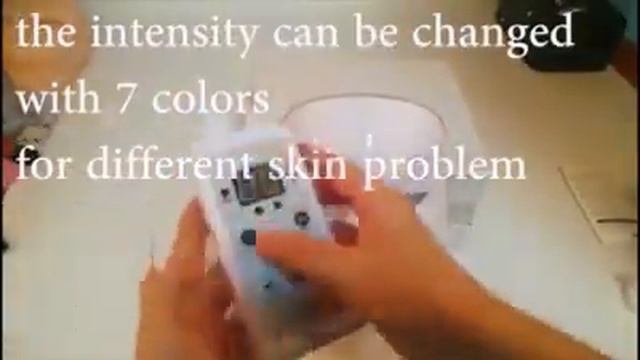 LED PHOTON LIGHT THERAPY FACIAL BEAUTY MASK (7 COLORS) смотреть онлайн