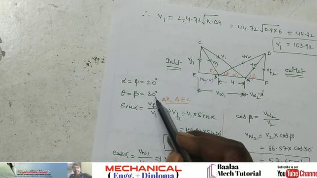 Steam Turbines, Reaction Turbine solved problem, Heat Power Engineering  II