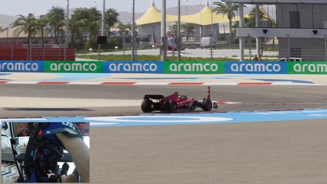 F1 2023 - 4K | Bahrain GP Time Trial | Best Lap - No Assist | Fanatec Podium F1 - ClubSport V3 Peda смотреть онлайн